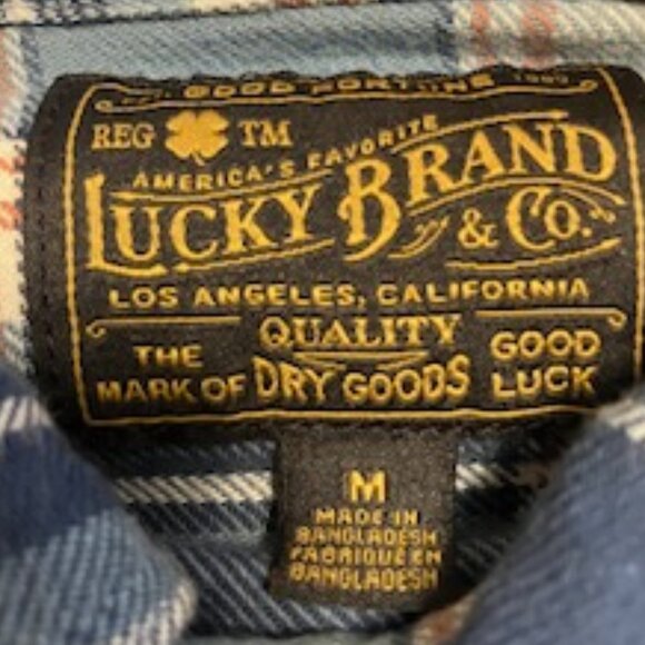 Lucky Brand L/S Snap Western Shirt  Size M - Picture 3 of 9